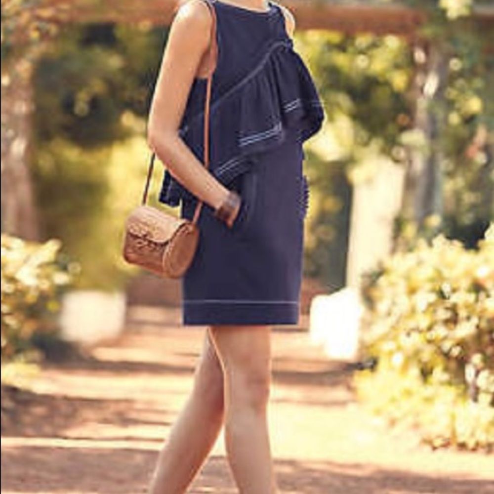 Navy Karen Walker dress